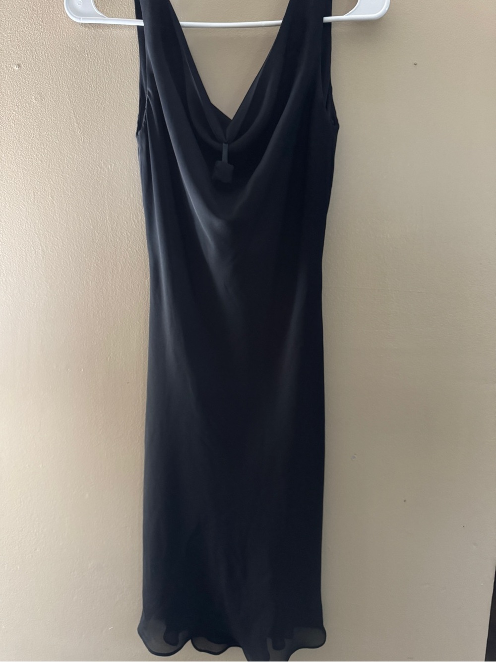 Jump Black Cowl Neck Midi Dress